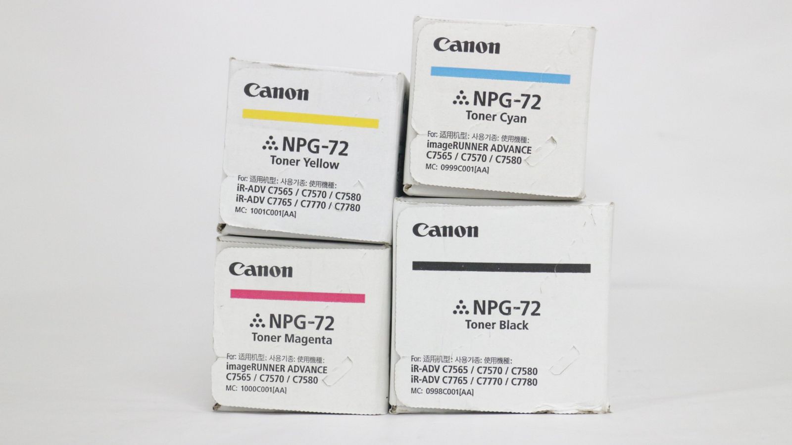 ♥ CANON 純正 トナー NPG-72 4色 シアン マゼンタ イエロー ブラック キャノン ITJ5NCQ41JDO-D-F30-byebye