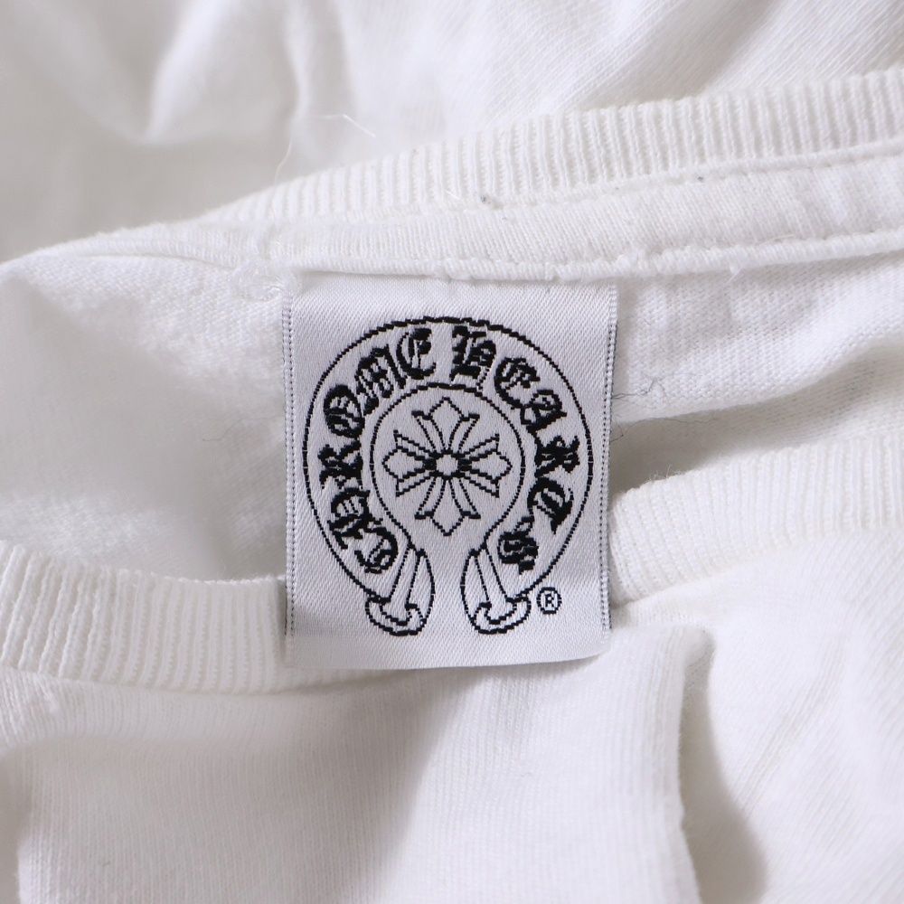 CHROME HEARTS ホワイトTシャツ CHROME HEARTS (クロムハーツ) OLD Back Cross Tee 東京限定