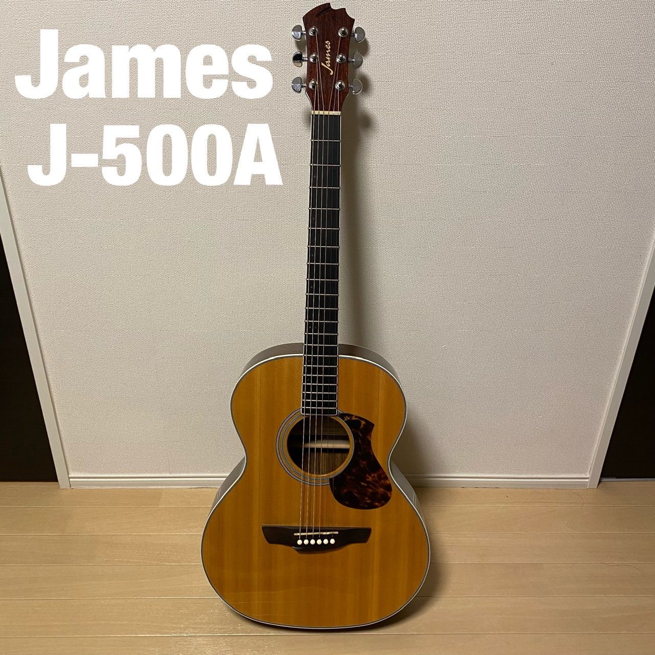 美品 James J-500A/OVANAT エレアコギター ケース付き panda-store メルカリ