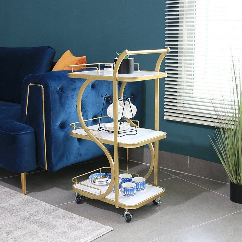 ゴールド キャスター付き