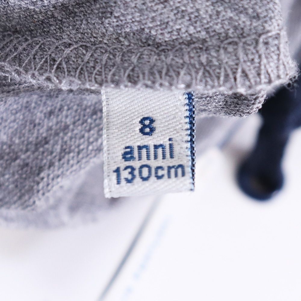  MONCLER MAGLIA POLO MANICA Kids サイズ8 130 cm グレー ポロシャツ トップス