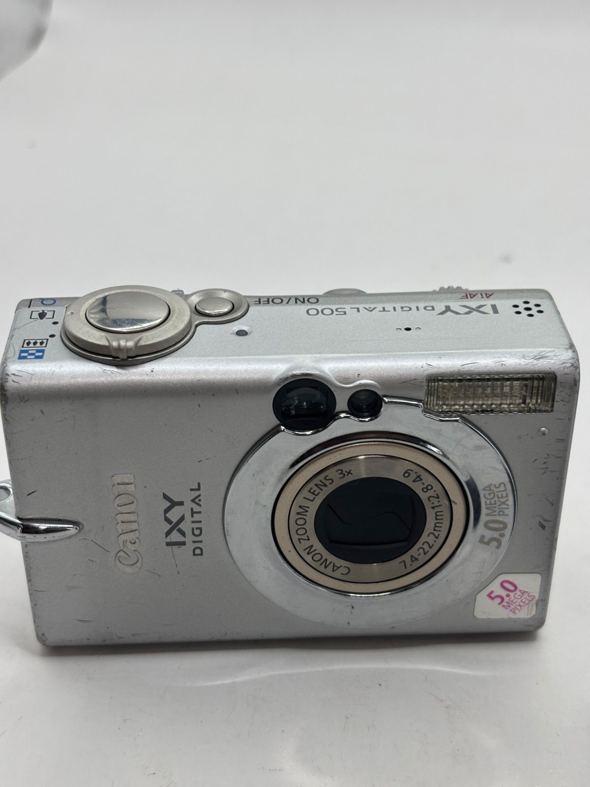 ★美品★ Canon IXY DIGITAL 500 PC1084 シルバー Canon IXY DIGITAL 500 PC1084 シルバー キャノン カメラ