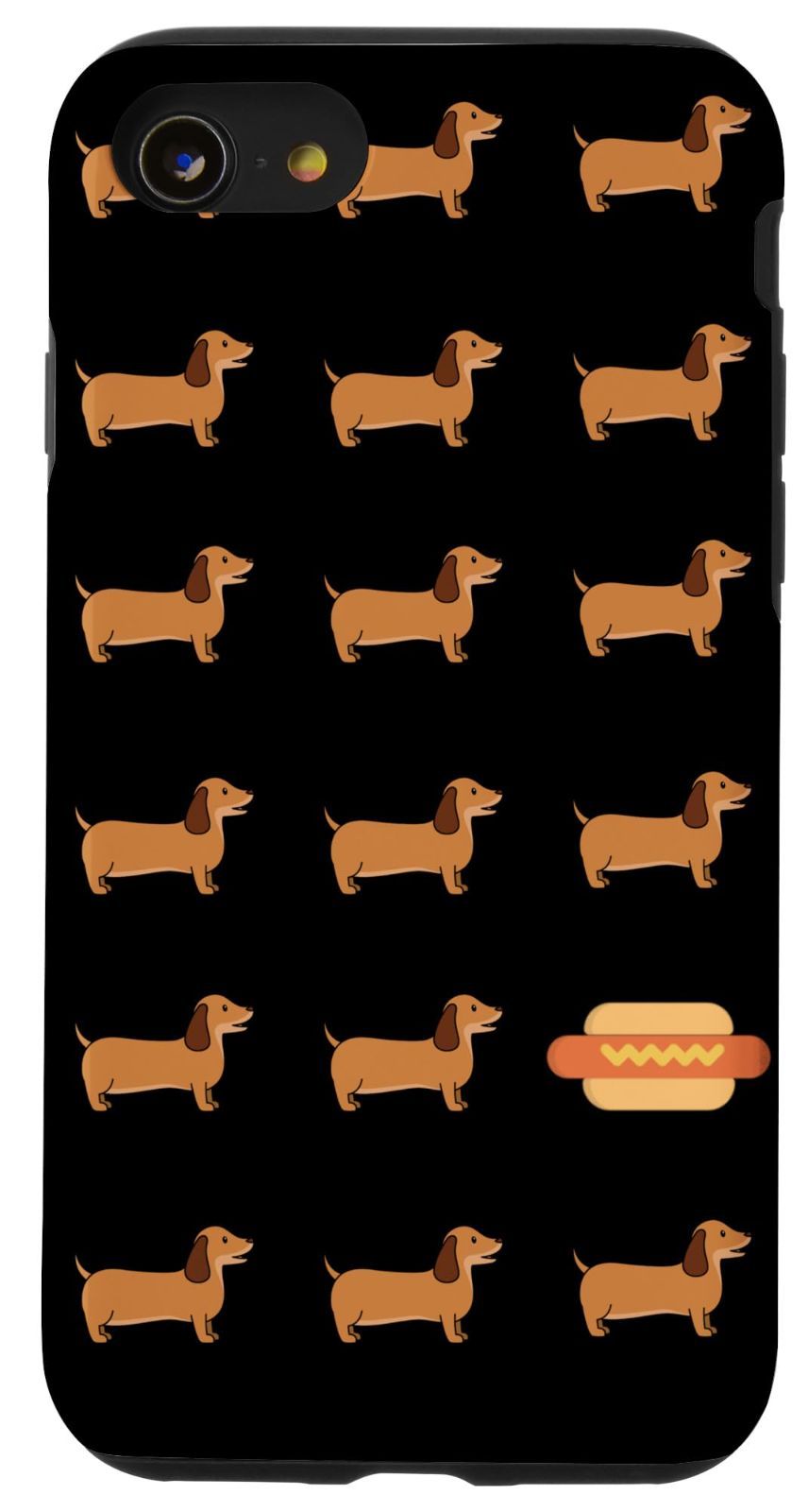 【在庫処分】スマホケース 愉快なダックスフンドウナー犬の模様 8 / / 7 (2020) SE iPhone