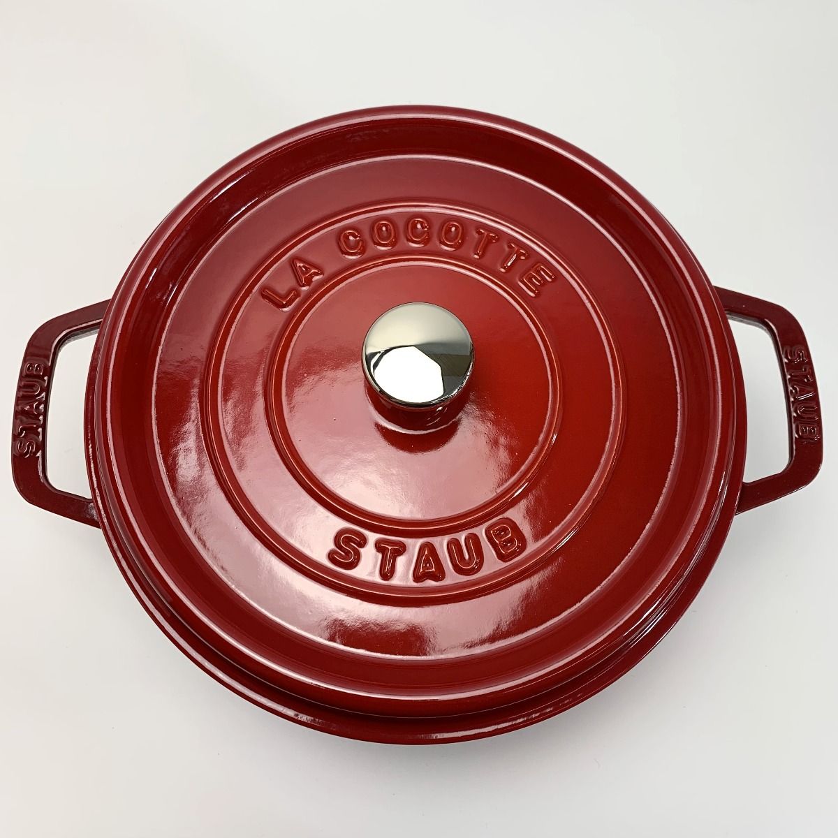 STAUBストウブ ココット ラウンド チェリー 24cm STAUB ストウブ ピコ