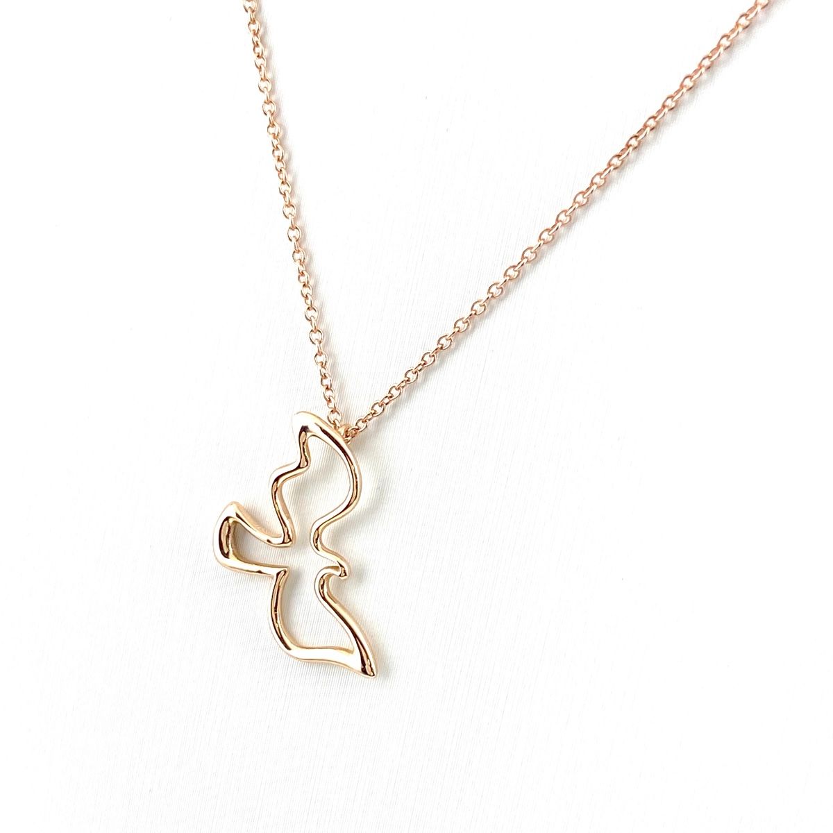ティファニー TIFFANY&Co. ダブバード ネックレス PG ピンクゴールド