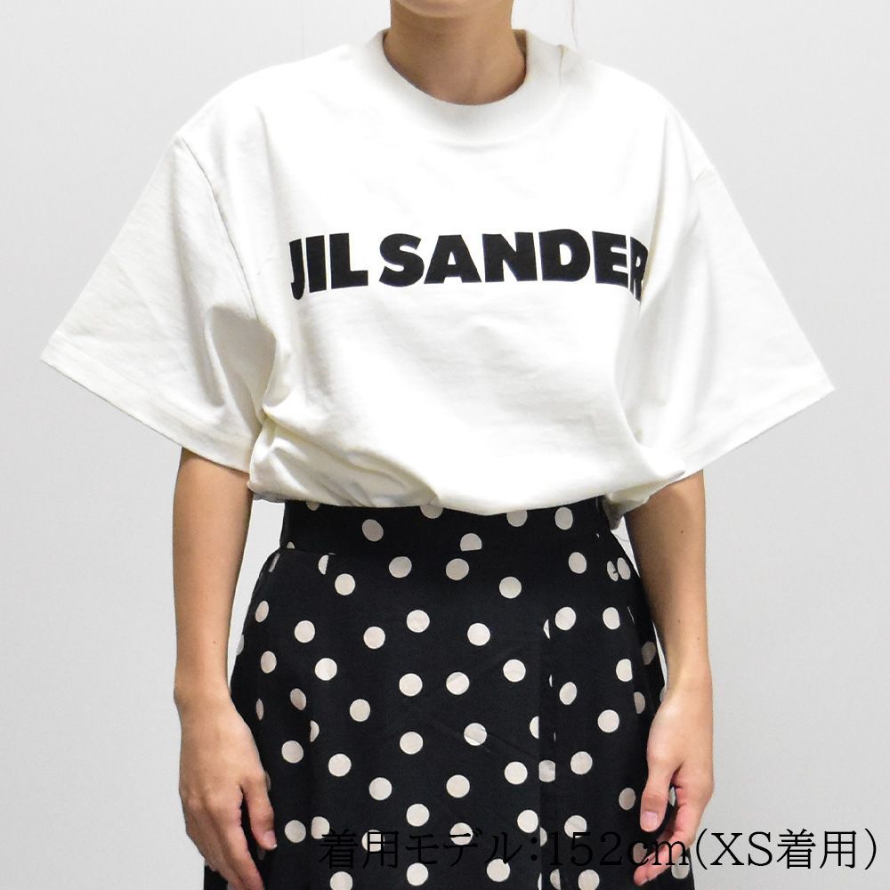 美品 ジルサンダー JIL SANDER シャツ ブラウス 半袖 ショートスリーブ 無地 コットン トップス レディース 36(M相当) ホワイト