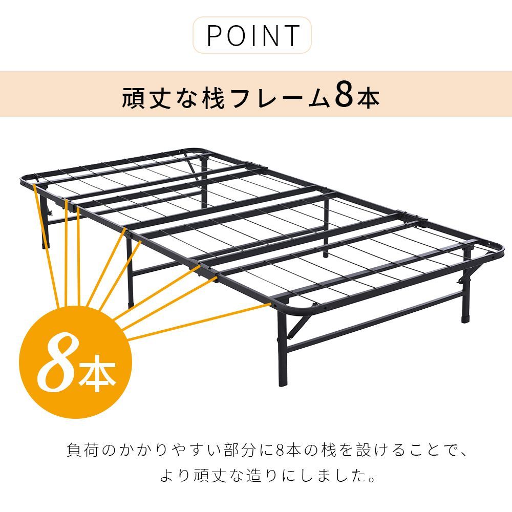 ワンピなど最旬ア！ シングル 折りたたみベッド パイプベッド 組立簡単 下 ベッド 簡易ベッド・折りたたみベッド
