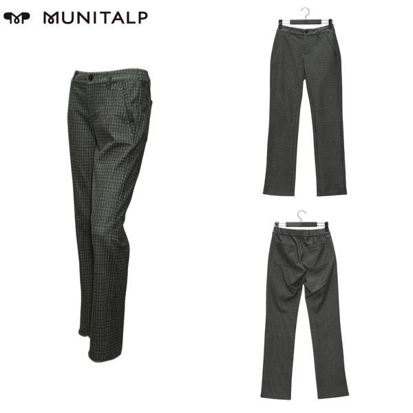 ムニタルプ MUNITALP レディース 秋冬 ソフトダウンファブリックプリントパンツ 005-75210