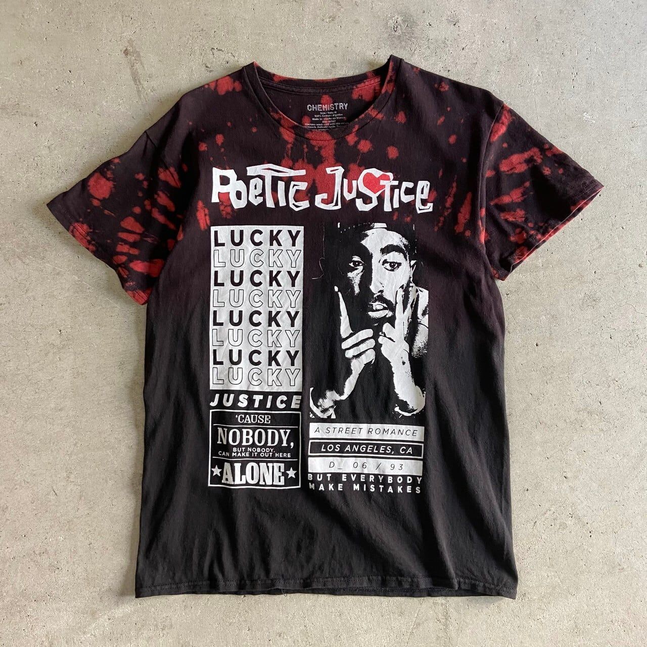 Vintage Y2K 2PAC ポエティックジャスティス 映画 Tシャツ XL www