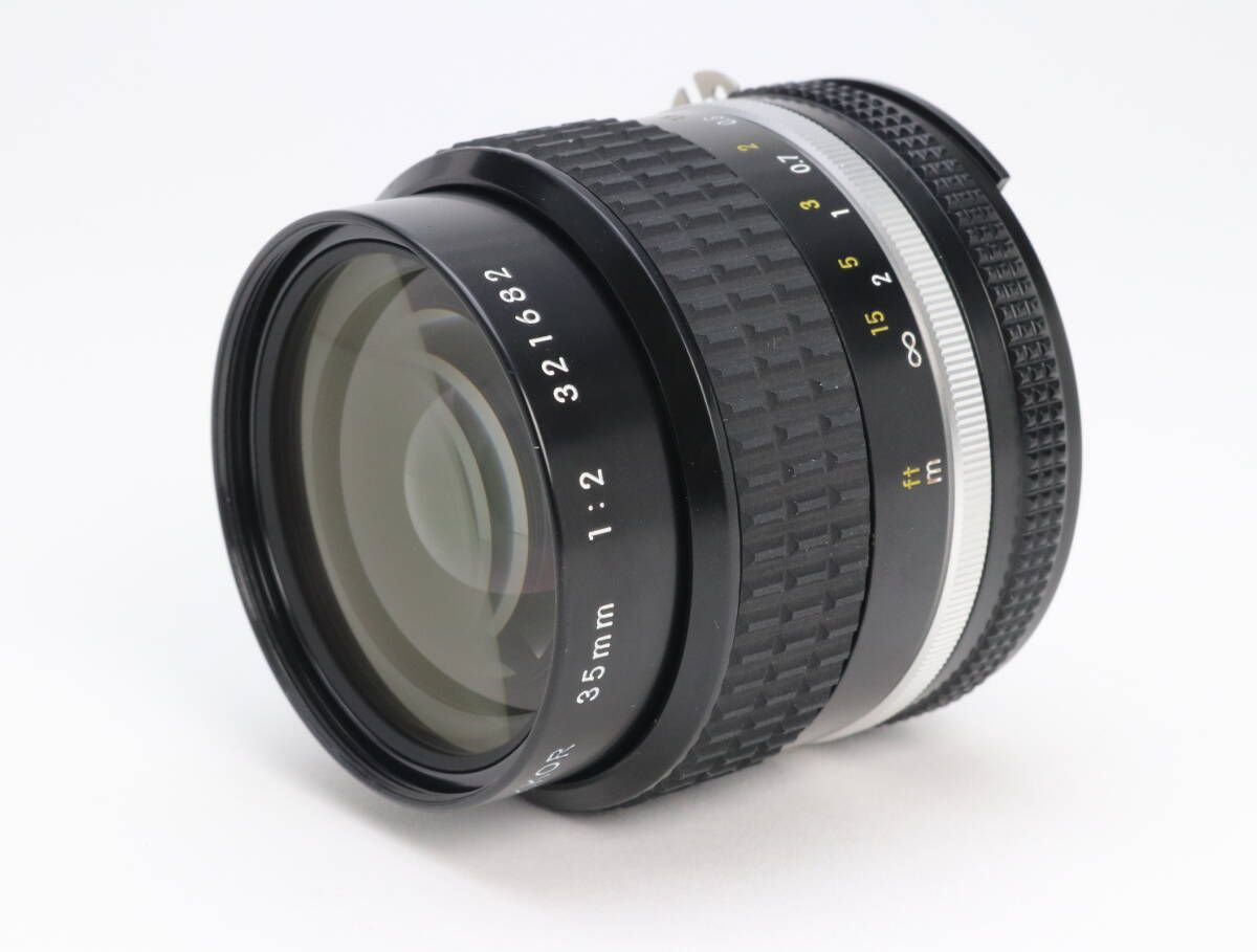 A Nikon ニコン Ai S NIKKOR 35 mm F 2 SICコーティング シリアルNo 321〇〇 初期不良 対応 110 56