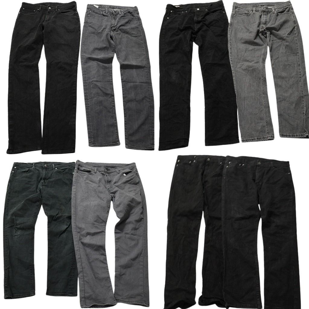 古着卸 リーバイス 511 ブラックデニム パンツ 8枚セット メンズ 40 |38 |36 |34 アメカジ フェード 古着 NA7088