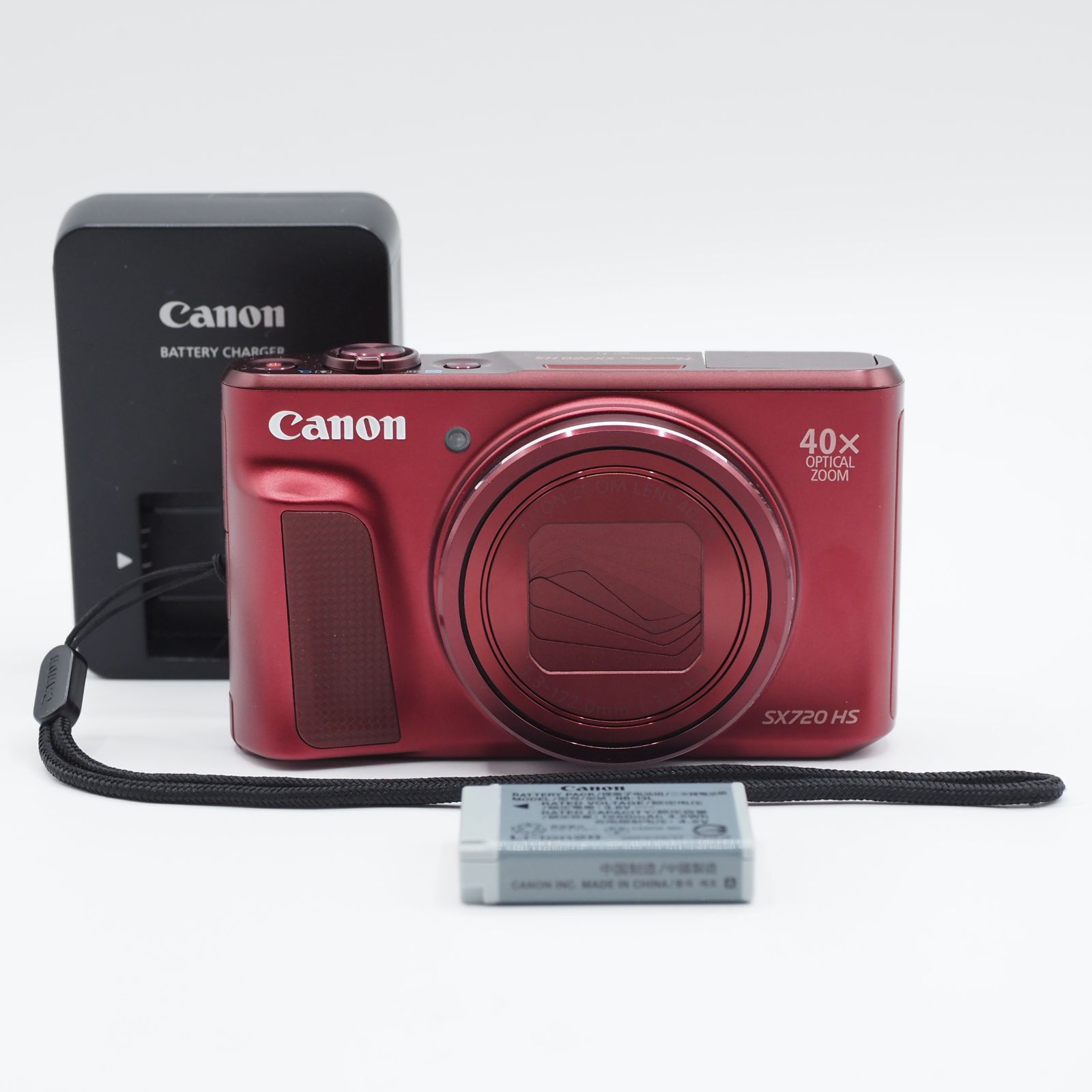 ☆新品級☆ Canon キヤノン デジタルカメラ PowerShot SX720 HS レッド PSSX720HSRE #2563 - メルカリ