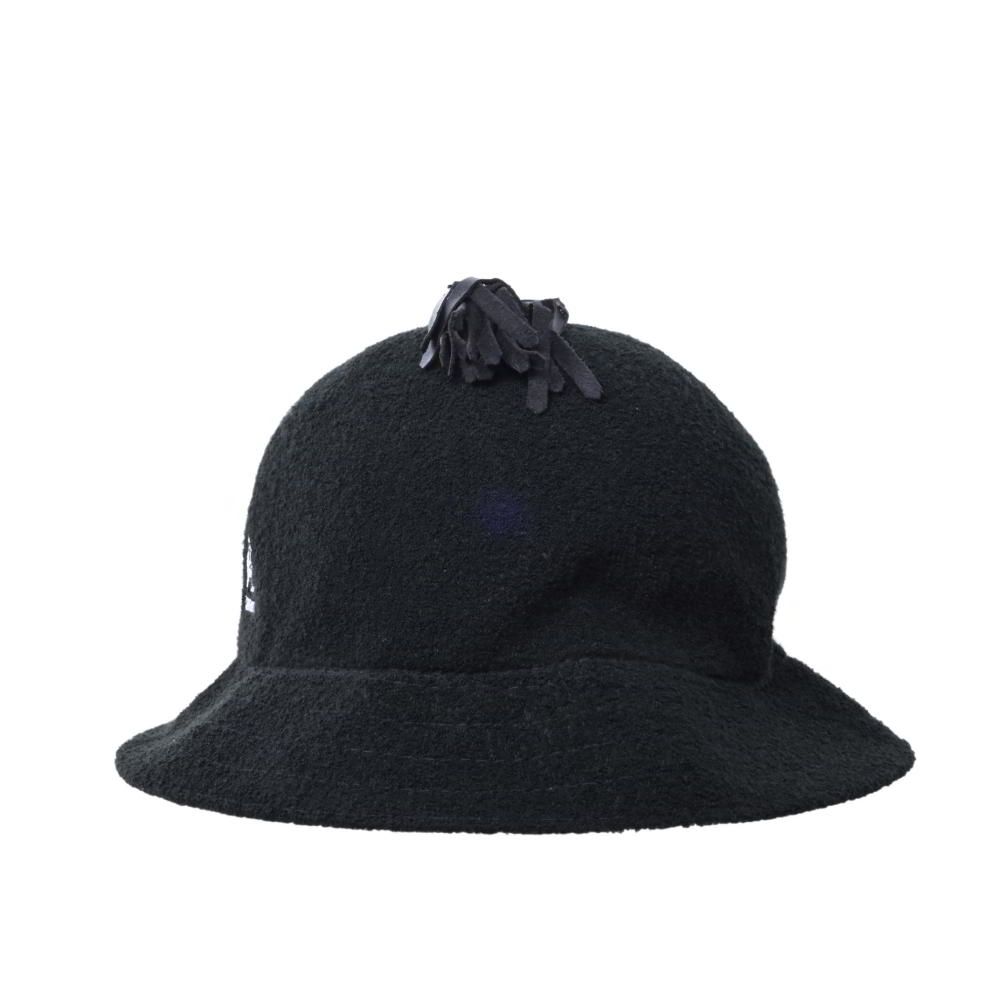 KANGOL タッセル付き バケット ハット L ブラック カンゴール