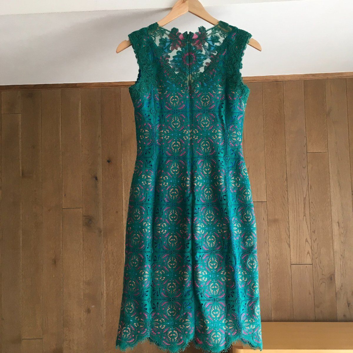 【最高級】【2P】TADASHI SHOJI 総レース ドレス ワンピース 極美品 TADASHI SHOJI タダシ ショージ 総レース ドレス
