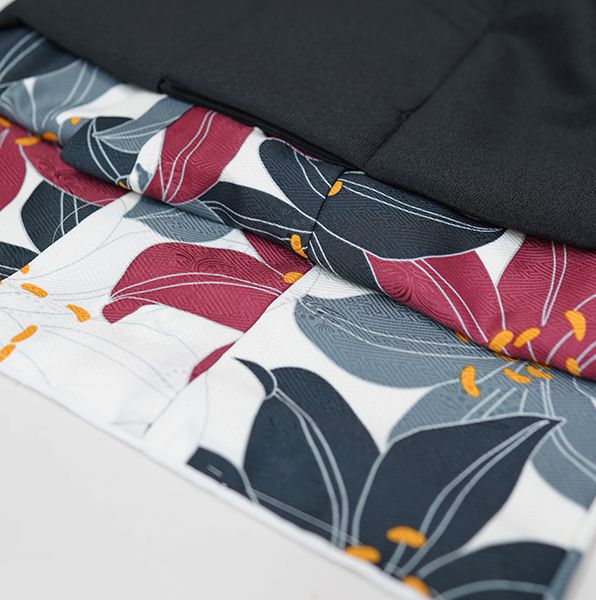 七五三 三歳 女児 被布コート 着物 長襦袢 3点セット 黒色×白色 伊達衿縫い付け済 祝着 お仕立て無料 NO250922-6