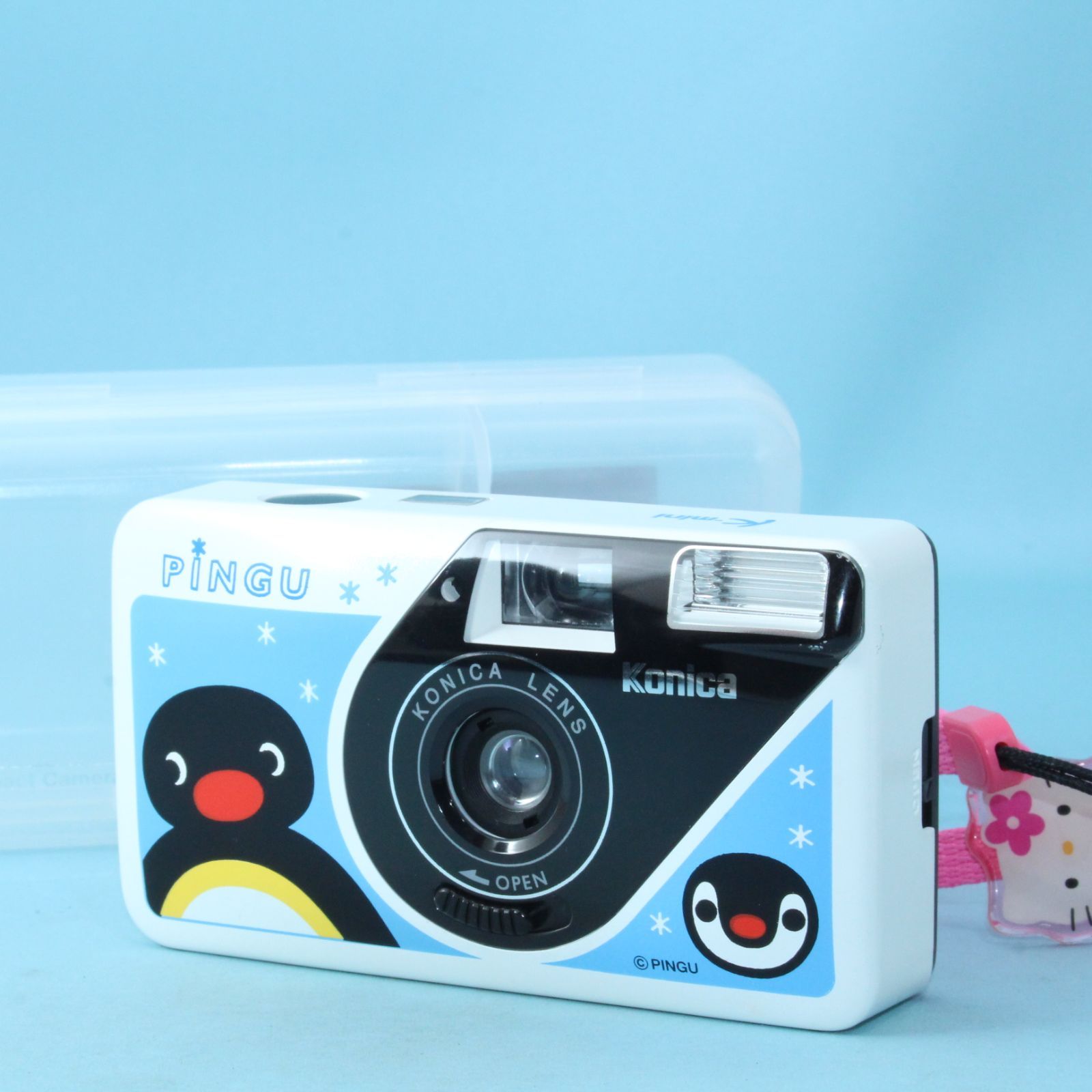希少‼️ Konica コニカ　K−mini コンパクトフィルムカメラ　PINGU 希少 美品 Konica K-mini Pingu 返品保証 コニカ コンパクト