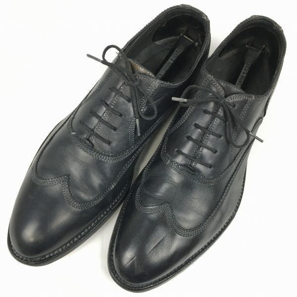 SALE>試着交換OK！SUTOR MANTELLASSI/ストールマンテラッシ　 ウイングチップ/ビジネスシューズ〈黒/BLACK/ブラック〉size7.5/26.0程度　ビンテージ/Vintage//菅NO.WZE-185  #BUZZBERG