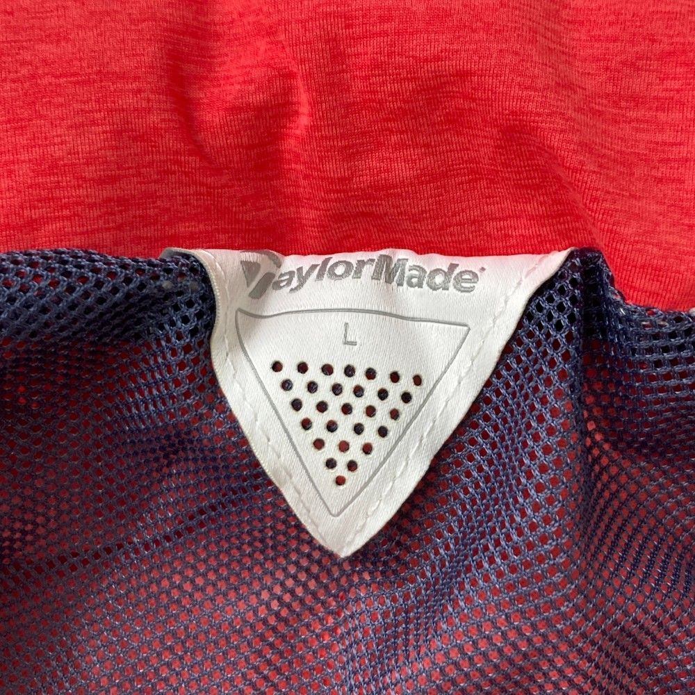 サイズ：L TAYLOR MADE テーラーメイド  2WAY レインウェア セットアップ  レッド系 [240101444621] ゴルフウェア レディース ストスト サイズ：L TAYLOR MADE テーラーメイド 2WAY レインウェア