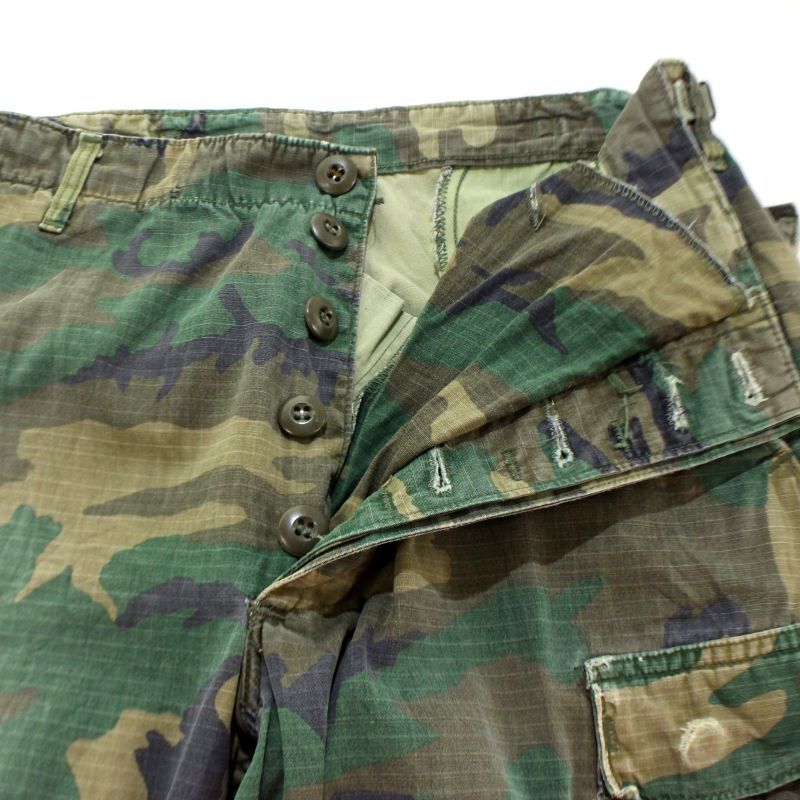 80s USA製 vintage U.S.ARMY グリーンリーフカモ ジャングル