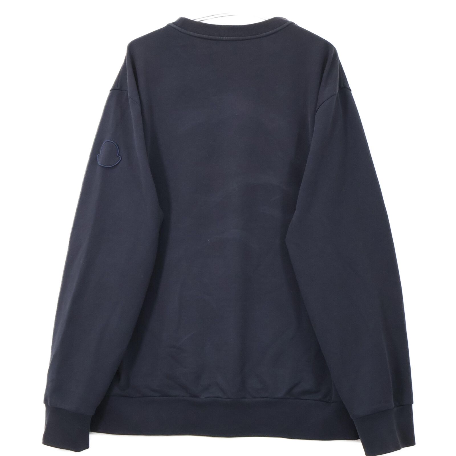 MONCLER モンクレール 22年 ﾈｲﾋﾞｰ ﾌﾛｯｷｰ ﾛｺﾞ ｽｳｪｯﾄｼｬﾂ 3XL