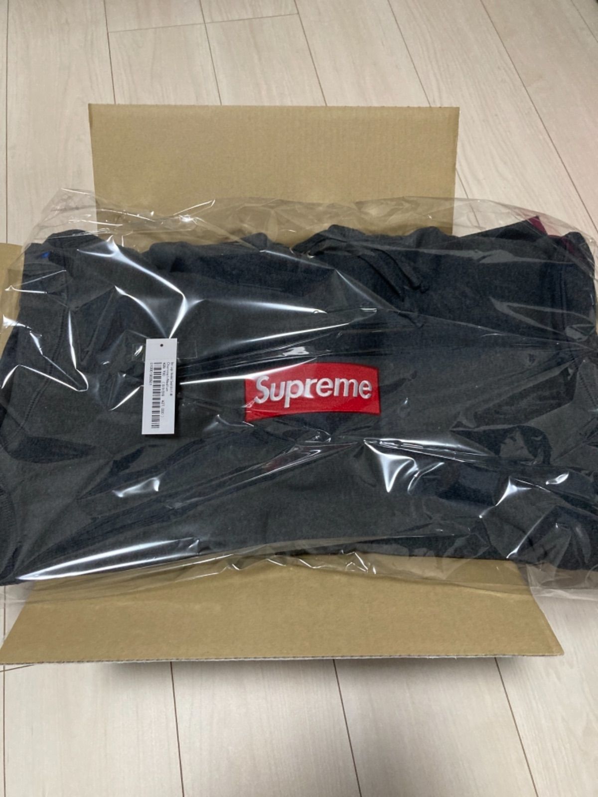 Supreme Box Logo Hooded Charcoal Mサイズ - 24shipping - メルカリ