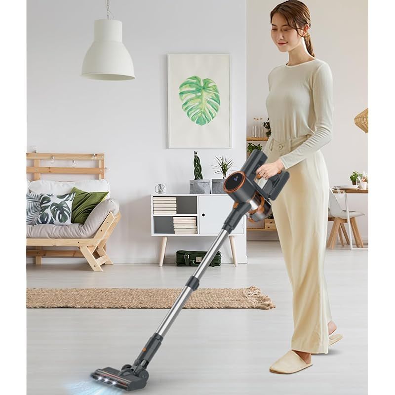 掃除機 コードレス【45000pa強力吸引・60分連続稼働】CEUKOZ