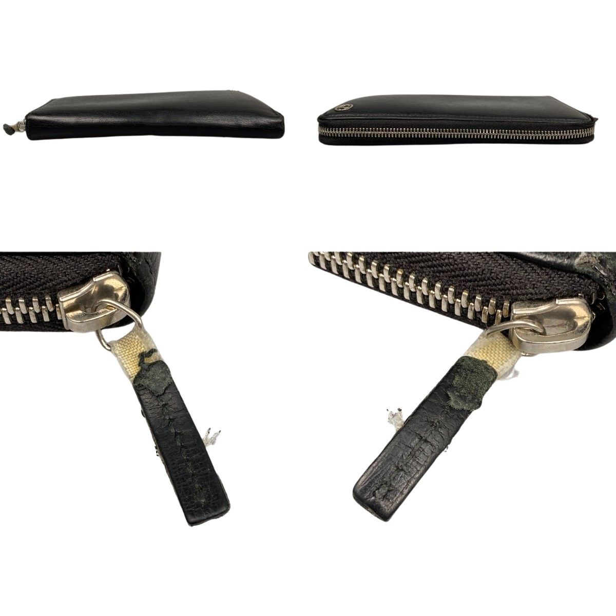 ラウンドファスナー長財布 インターロッキングG