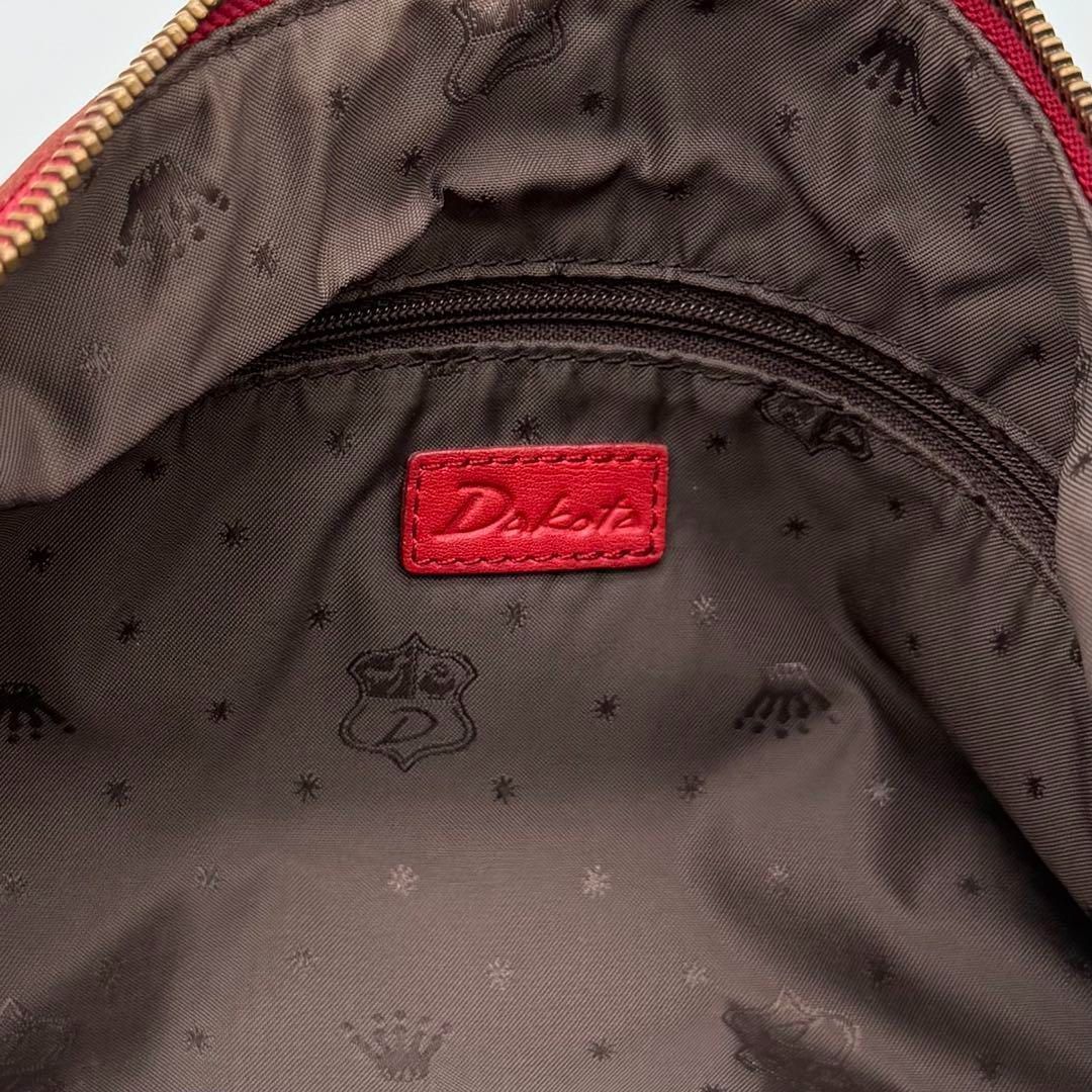 【良品】Dakota ハンドバッグ セミショルダーバッグ ヴィンテージ 赤色 良品】Dakota ハンドバッグ セミショルダーバッグ ヴィンテージ