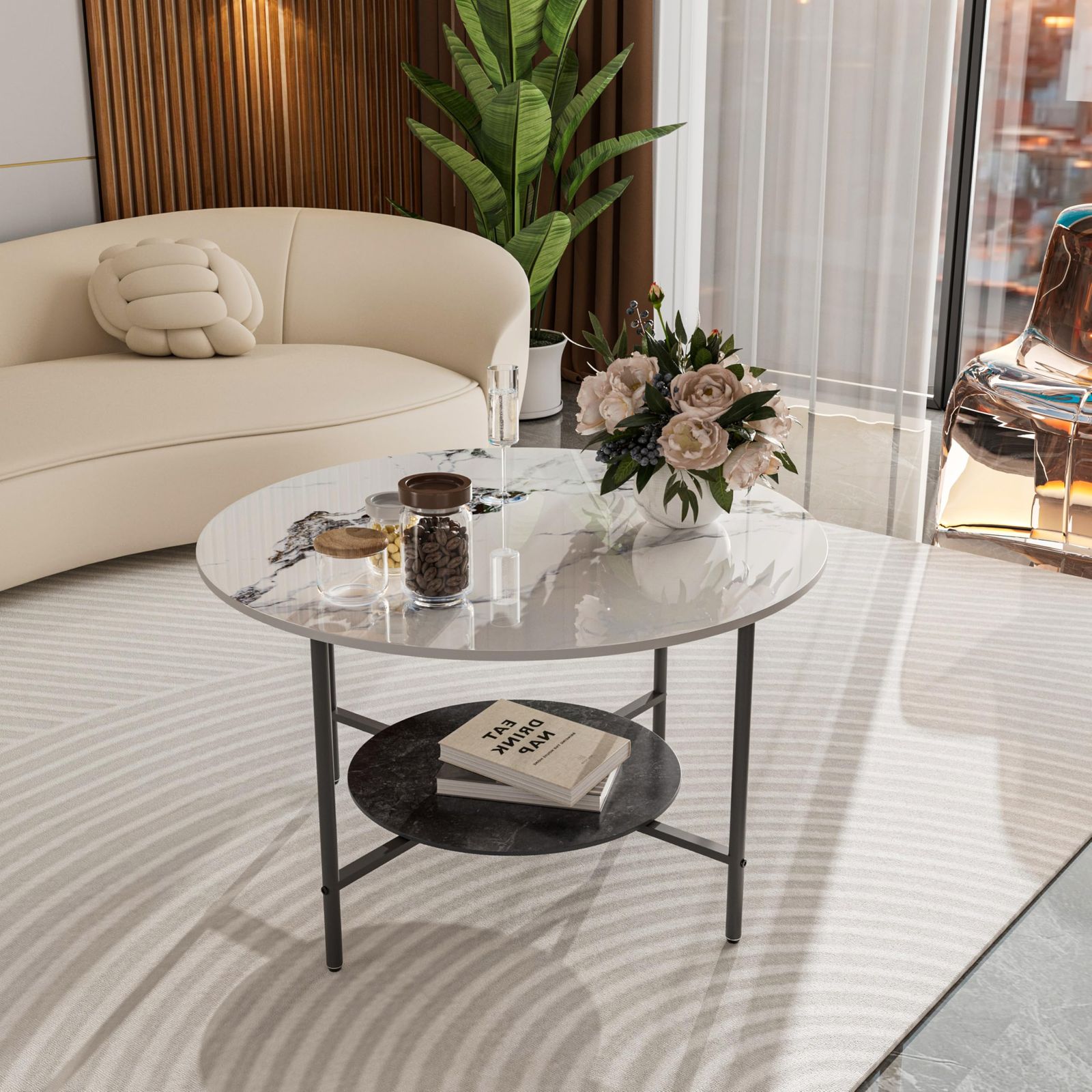 白 ガーデンテーブル