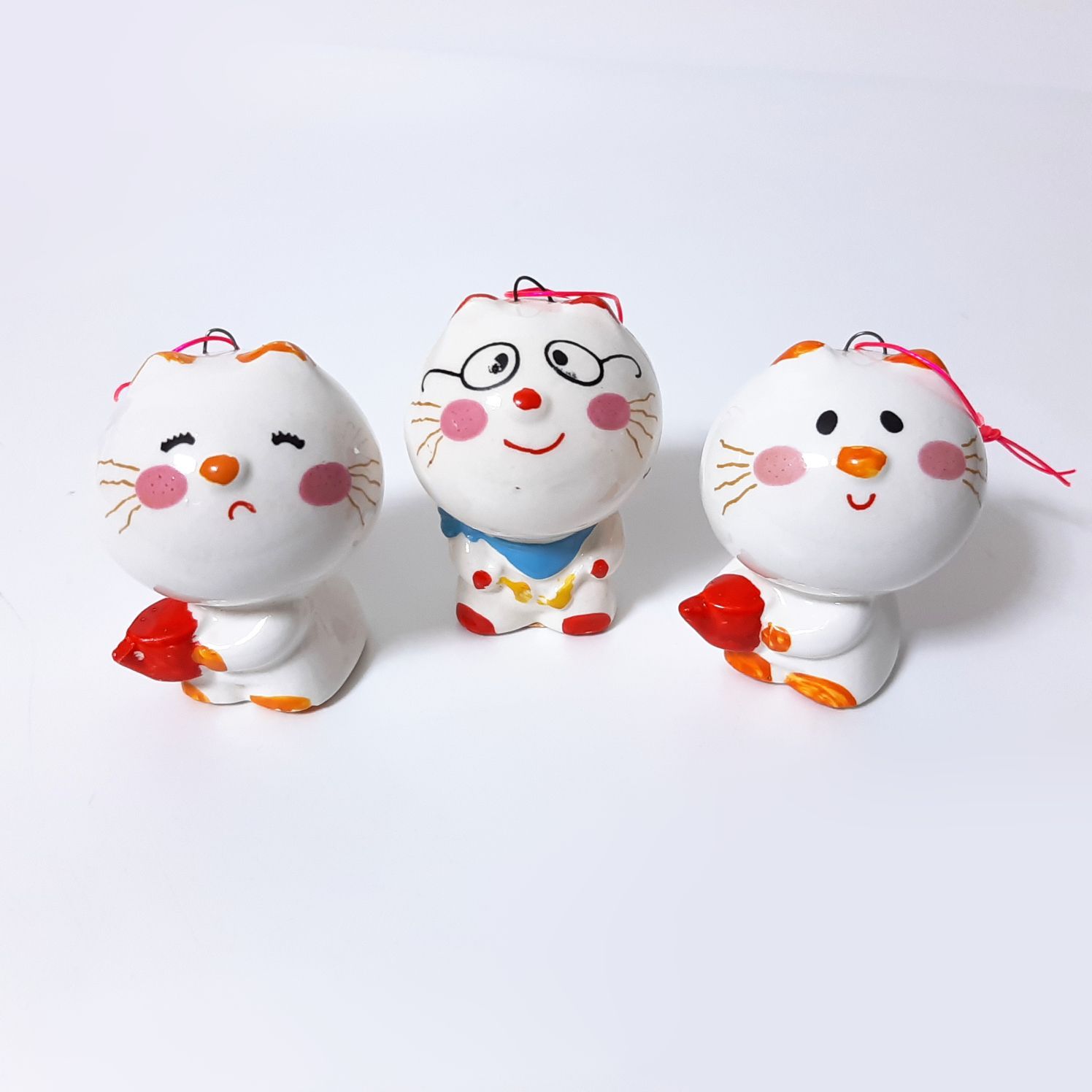 未使用品 サンリオ 水森亜土 ミニソープ 未来劇場 SANRIO カワイイ 水森亜土 ネコのミータン 置物 3体セット 劇団未来劇場 サンリオ