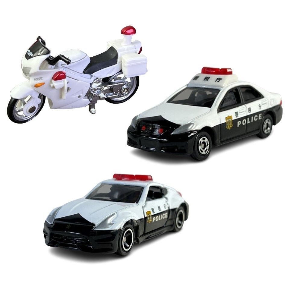 タカラトミー トミカ パトカー 白バイ 警察車両 ３種類セット(30 