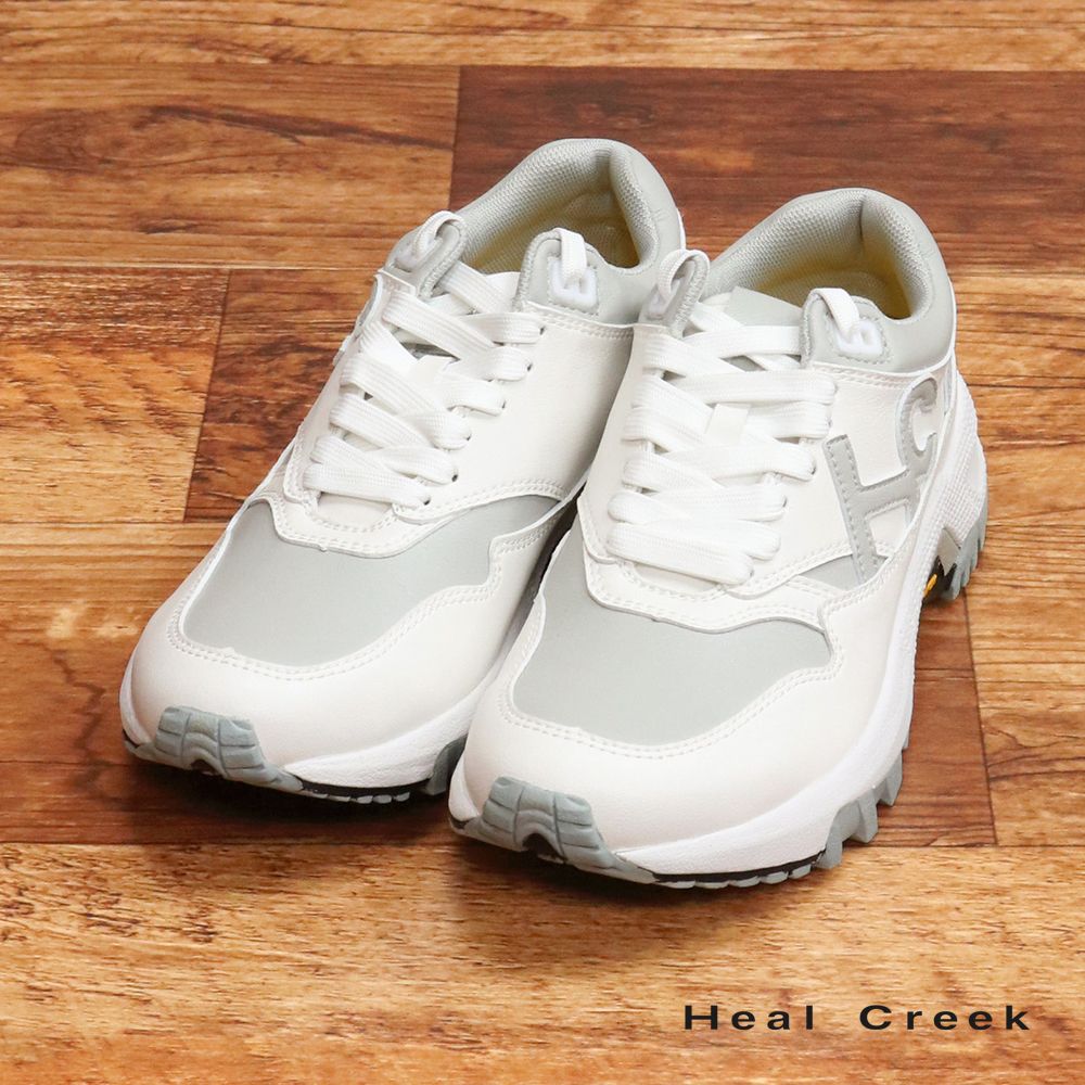 Heal Creek|25 22.5cm |レディース ビブラムソール ゴルフシューズ 003-38261 スニーカー ヒールクリーク |白|ホワイト|ki263|