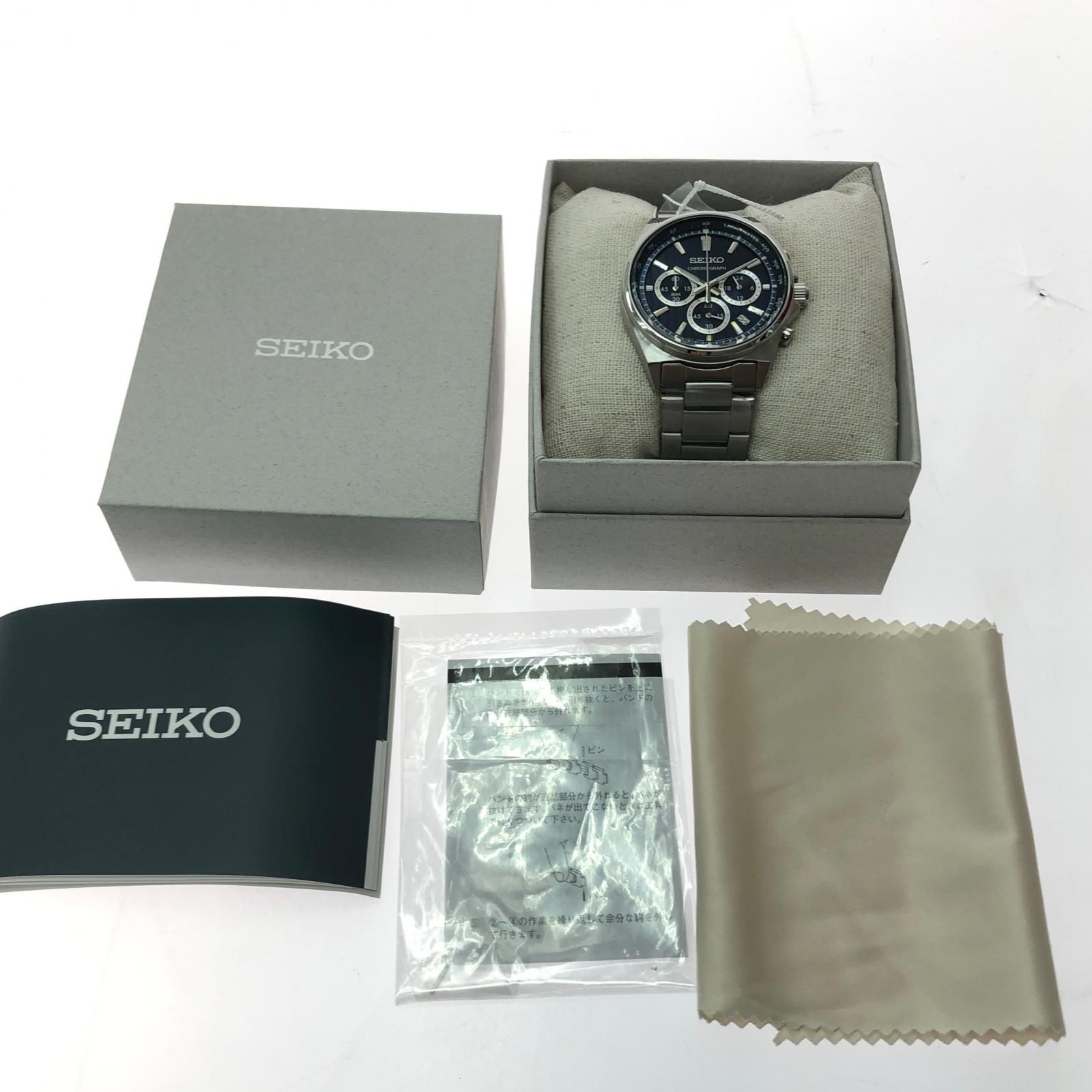 SEIKO セイコー メンズ腕時計 クオーツ セレクション Sシリーズ クロノグラフ SBTR 033