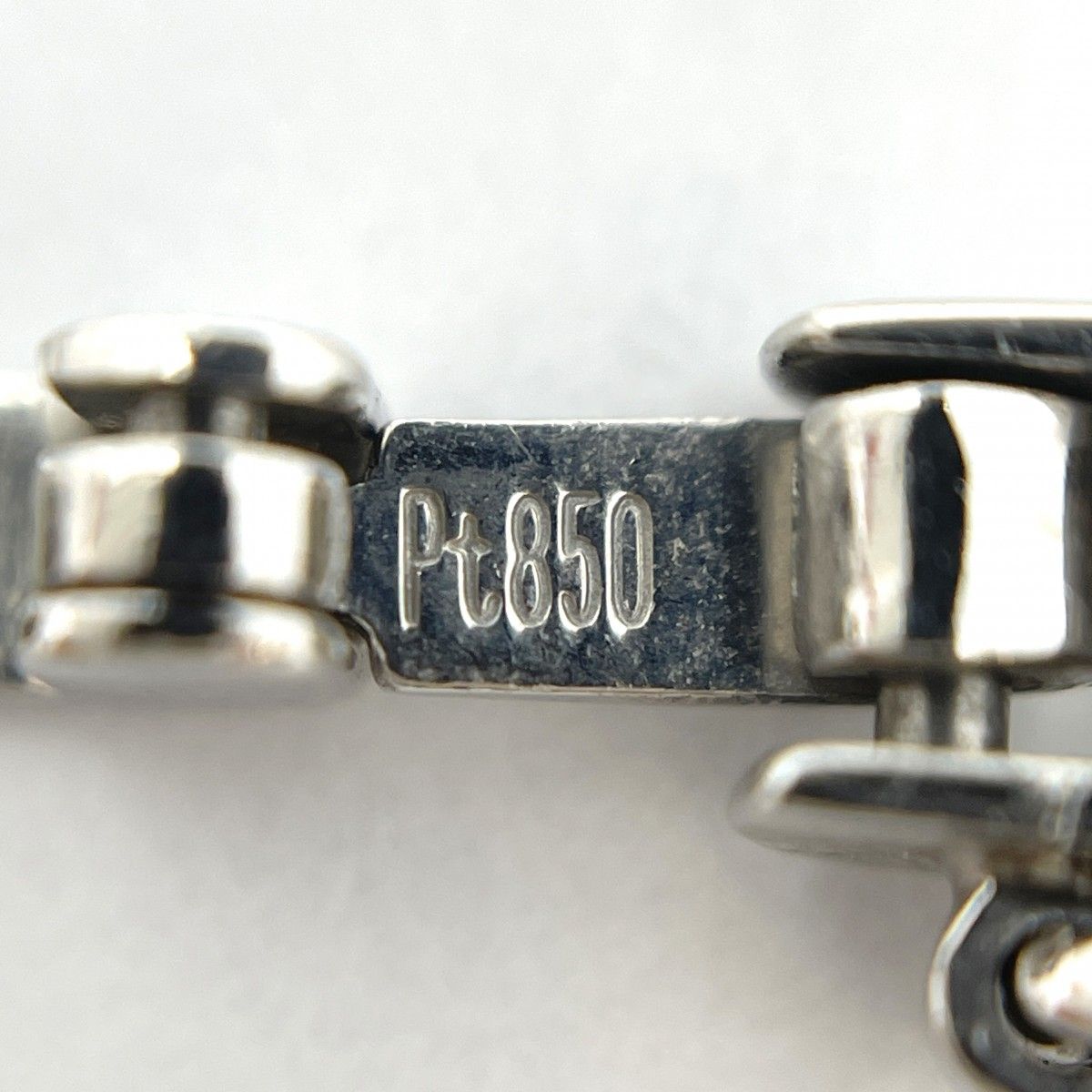 5khe037】喜平 ネックレス Pt850 プラチナ 6面 ダブル 60.5cm 20.2g  