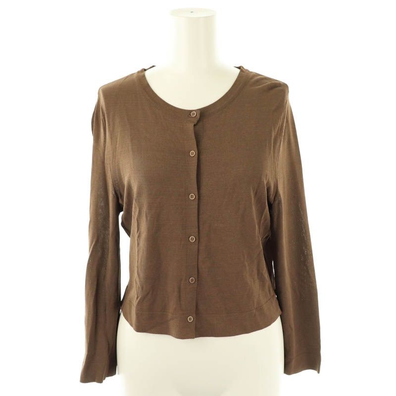 フォクシー FOXEY Cardigan Upper Standard カーディガン 40 ブラウン 36823 /DO ■OS レディース フォクシー FOXEY Cardigan Upper Standard カーディガン 40