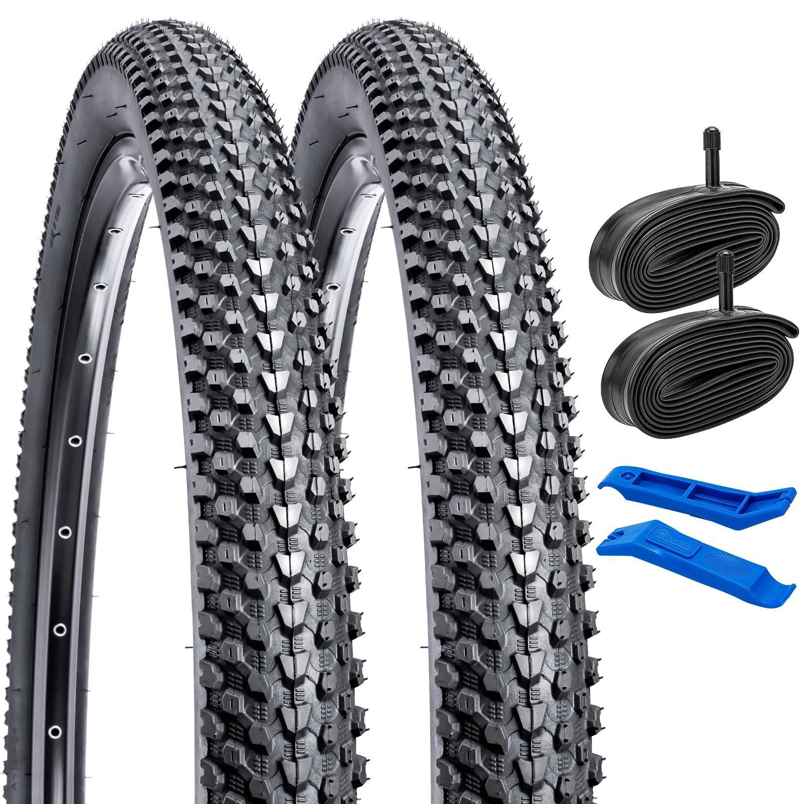 新品 2本セット24 1.95 タイヤ24x1.95 54-507 自転車タイヤ+チューブ 肉厚 米式バルブ32mm+タイヤレバータイヤ 24x1.95自転車タイヤ 24x1.95タイヤ 24インチ 1.95マウンテンバイクタイヤ 24x1.95
