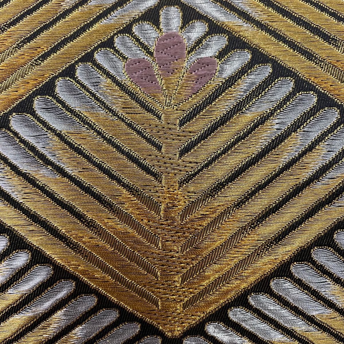 袋帯 秀品 若松菱 金銀糸 唐織 金色 六通 正絹 USTAUSTRALIA_COM_AU