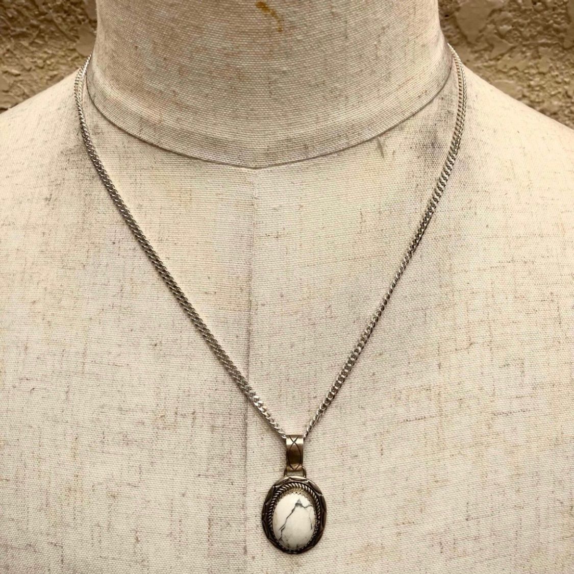 SILVER925 WHITESTONE NECKLACE/シルバー/ネックレス-公式通販ストア SILVER925 WHITESTONE NECKLACE/シルバー/ネックレス-公式通販ストア