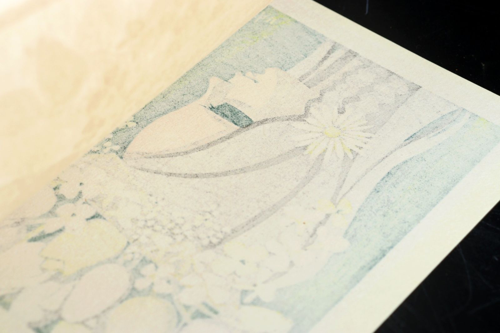 池田修三　木版画　「花のマドンナ」 池田修三 木版画 「花のマドンナ」 版画