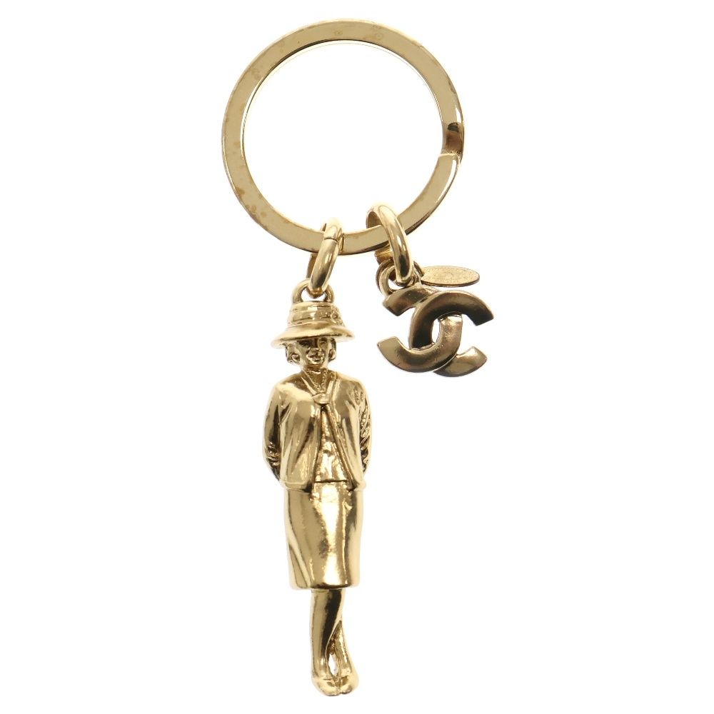 CHANEL シャネル ココマーク ココマダム チャーム ゴールド GP レディース アクセサリー 02P