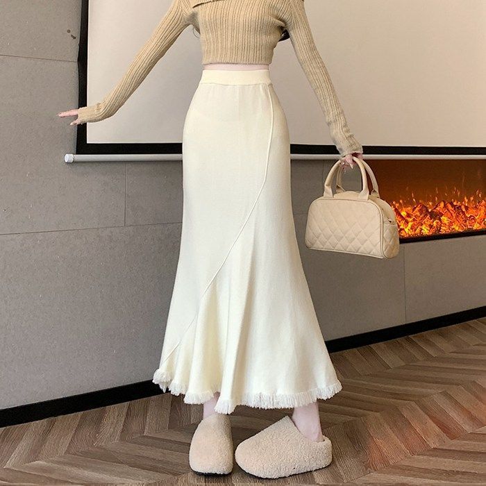  マーメイドスカート レディース スカート ロングスカート ボトムス ハイウエスト ロング丈 秋冬 Aライン エレガント 柔らかい 体型カバー 女性 大人 シンプル 通勤 着痩せ 優雅 着心地がいい xkmilyx 144 DZ 20 エプロン キッズファッション小物