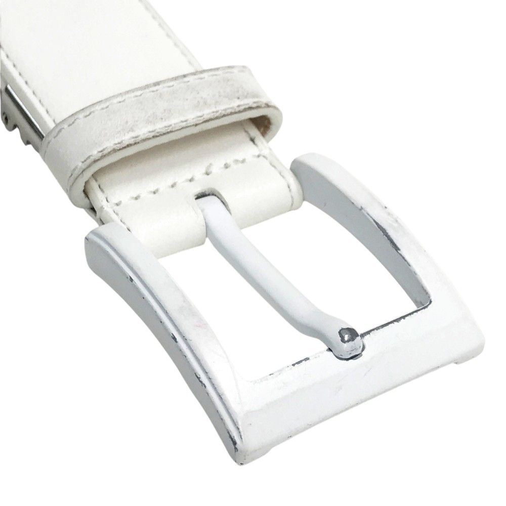 MASTER BUNNY EDITION ホワイト ベルト MASTER BUNNY EDITION 赤レザー