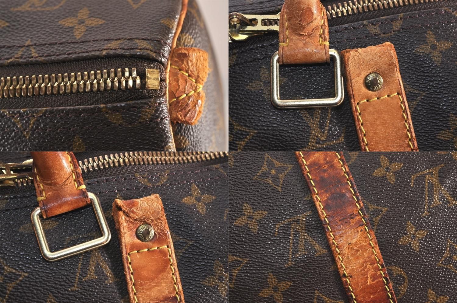 【ヴィンテージ】Louis Vuittonモノグラムボストンバッグ(ジャンク品） LOUIS VUITTON ルイヴィトン モノグラム キーポル 50 トラベル