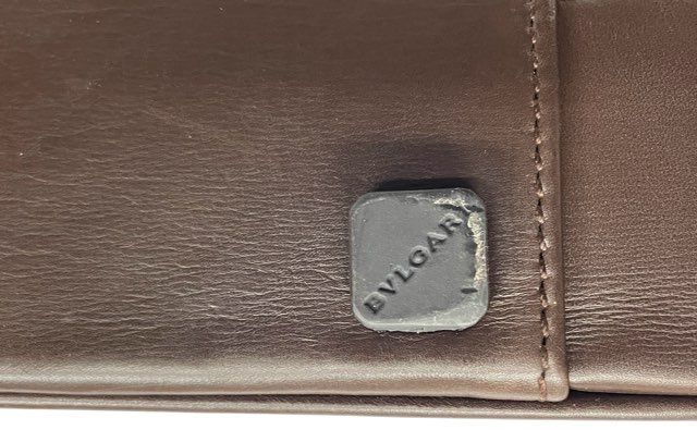 ブルガリ ブリーフケース 鍵付き ビジネスバッグ トランク レザー  