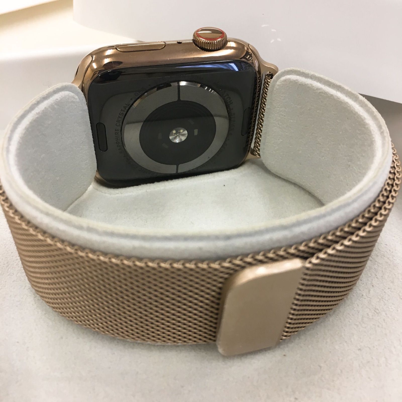 Apple watch series6 ゴールドステンレス アップルウォッチ - メルカリ