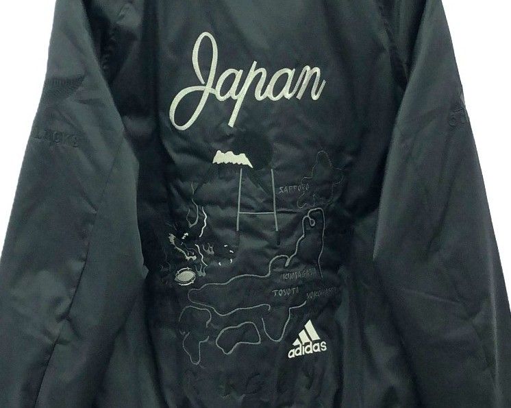 京都成章高校ラグビーアディダスナイロンダウジャケット ADIDAS アディダス 19/AW ED0972 ラグビー オールブラックス
