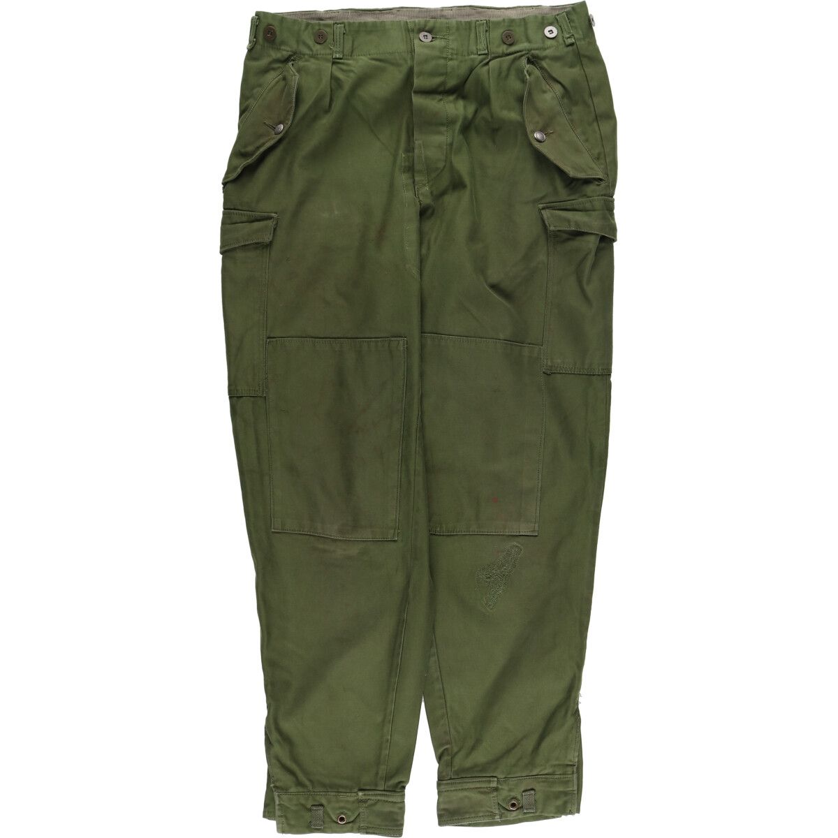古着 スウェーデン軍実品 M59 前期 ミリタリー カーゴパンツ コンバットパンツ C52 メンズw34相当 ヴィンテージ/evb006741