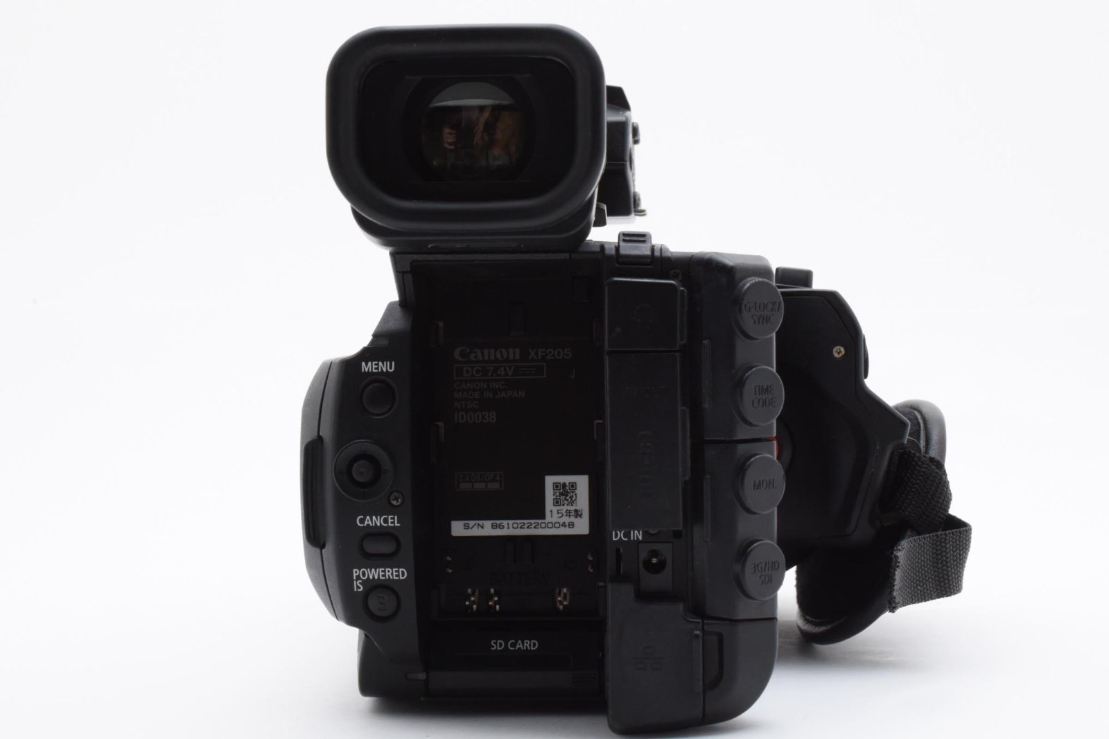 Canon キヤノン キャノン 業務用 4K 60p ビデオカメラ XF205