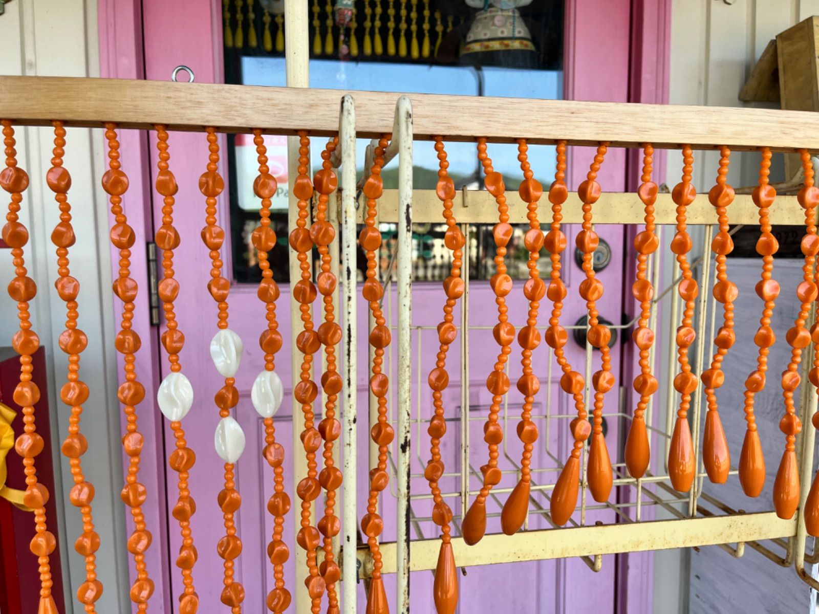 昭和レトロ 珠のれん 暖簾 当時物 アンティーク 【公式通販】