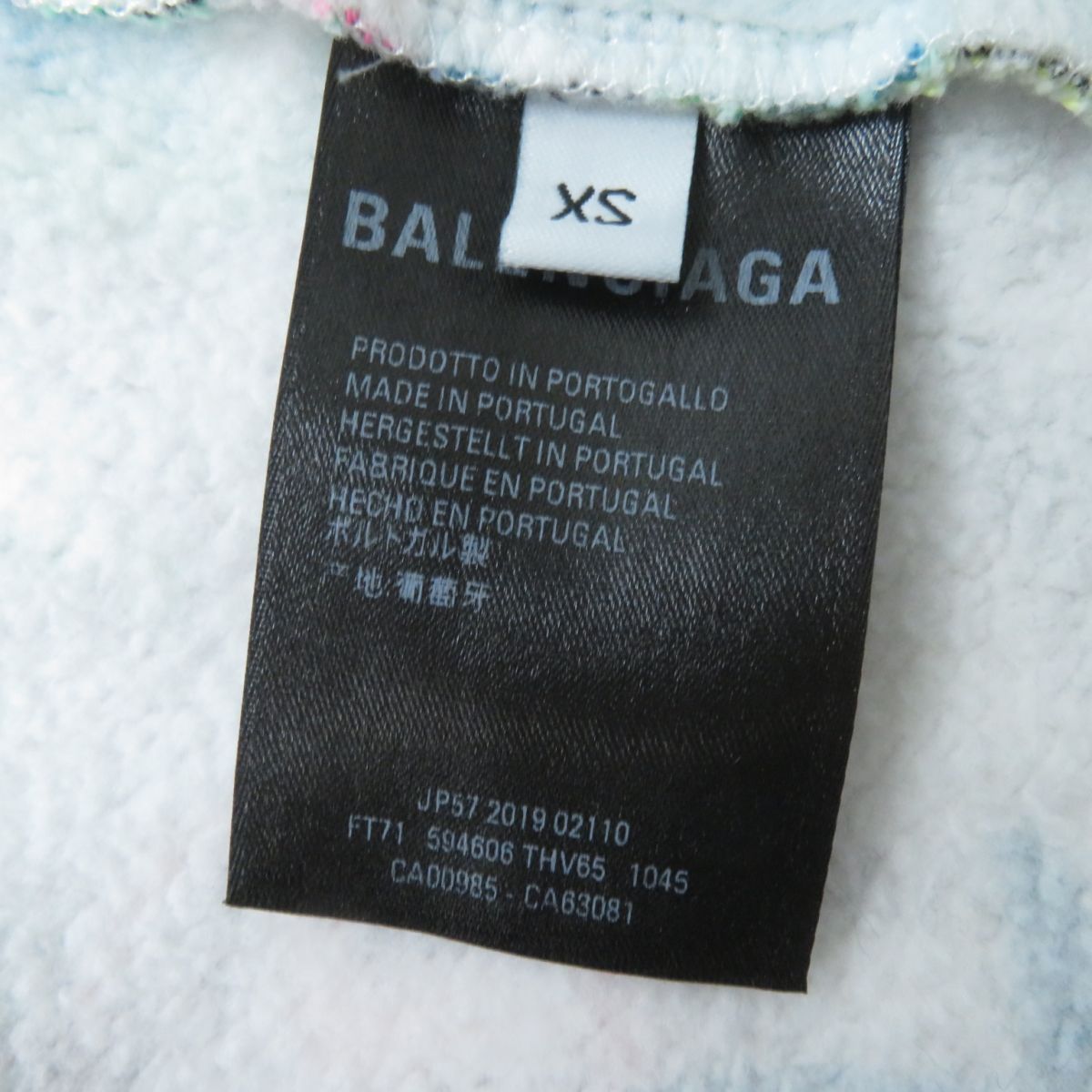 美品☆正規品 BALENCIAGA バレンシアガ 19年 594606 マルチ総柄